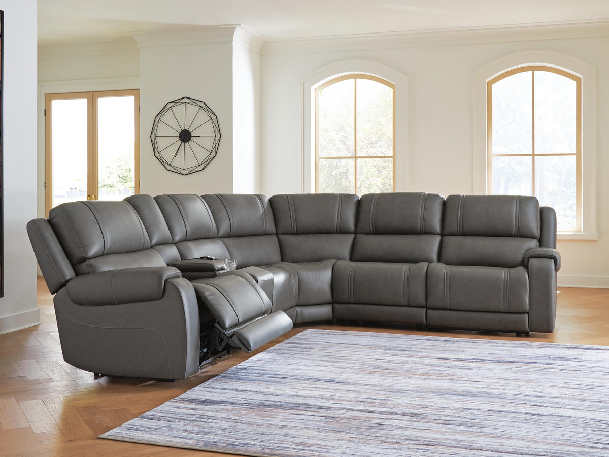 5Z - Pittson 6-Piece Power Reclining Sectional - PCU12600S5