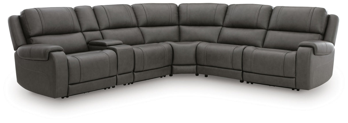 5Z - Pittson 6-Piece Power Reclining Sectional - PCU12600S5