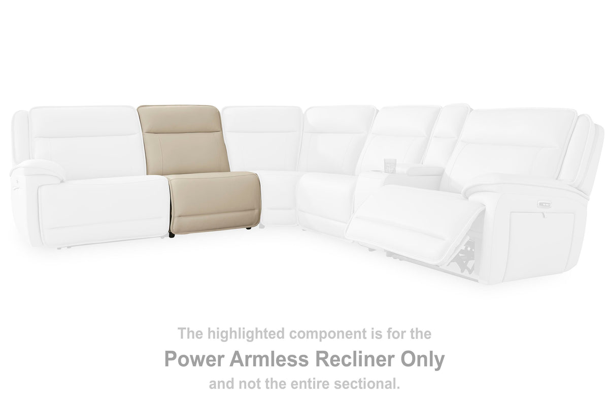 Double Deal Power Armless Recliner - U1300131