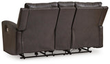Boxmere Power Reclining Loveseat with Console - U1310096