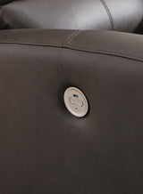 Boxmere Power Reclining Loveseat with Console - U1310096