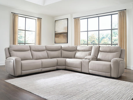 Gravier 6-Piece Power Reclining Sectional with Storage Console - U13300S5