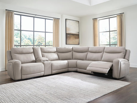 Gravier 6-Piece Power Reclining Sectional with Storage Console - U13300S5