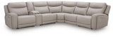 Gravier 6-Piece Power Reclining Sectional with Storage Console - U13300S5