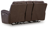 Gravier Power Reclining Loveseat with Console - U1330118