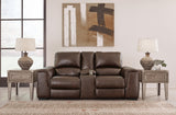 Alessandro Power Reclining Loveseat with Console - U2550218