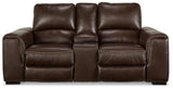 Alessandro Power Reclining Loveseat with Console - U2550218