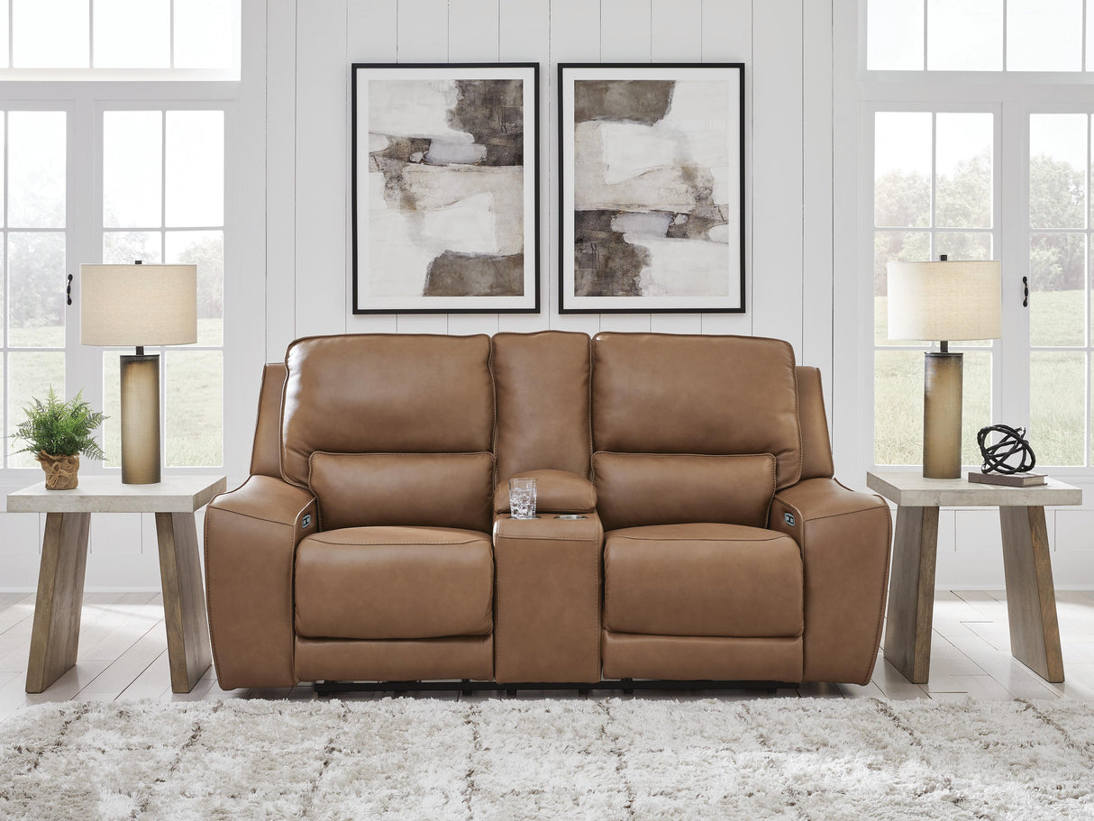 DeepWakes Power Reclining Loveseat with Console - PCU6260618