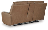 DeepWakes Power Reclining Loveseat with Console - PCU6260618