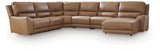 DeepWakes 6-Piece Reclining Sectional with Chaise - PCU62606S33
