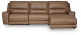 DeepWakes 3-Piece Reclining Sofa Chaise - PCU62606S22
