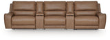 DeepWakes 5-Piece Reclining Sectional with Storage Consoles - PCU62606S39