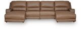 DeepWakes 4-Piece Power Reclining Sectional with Chaise - PCU62606S11