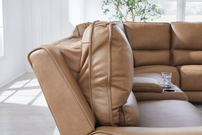 DeepWakes 6-Piece Reclining Sectional with Storage Console - PCU62606S36