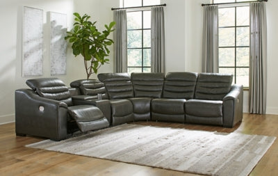 Center Line 6-Piece Power Reclining Sectional - U63404S4