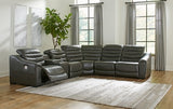 Center Line 6-Piece Power Reclining Sectional - U63404S4