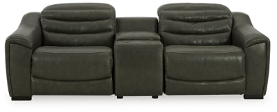 Center Line 3-Piece Power Reclining Loveseat with Console - U63404S2
