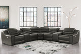 Center Line 7-Piece Power Reclining Sectional - U63404S7