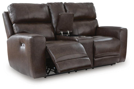 Crossplex Power Reclining Loveseat with Console - PCU6450618