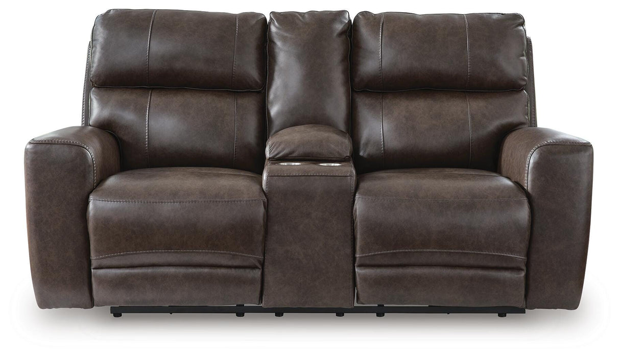 Crossplex Power Reclining Loveseat with Console - PCU6450618