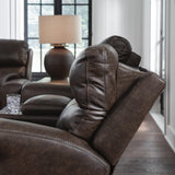 Crossplex Power Reclining Loveseat with Console - PCU6450618