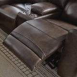 Crossplex Power Reclining Loveseat with Console - PCU6450618