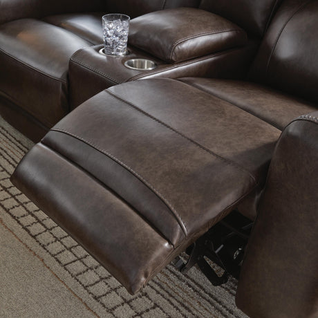 Crossplex Power Reclining Loveseat with Console - PCU6450618
