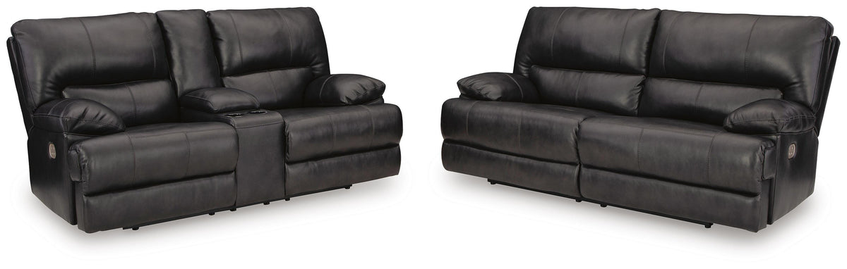Mountainous Power Reclining Sofa and Loveseat - U65801U1