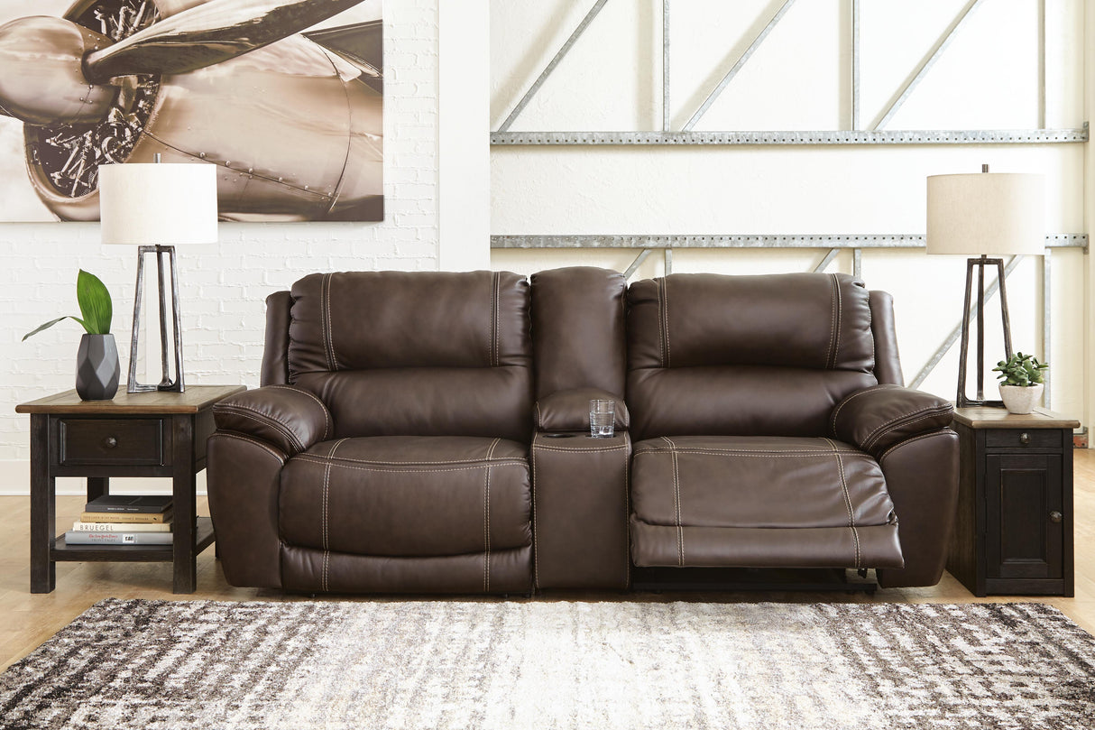 Dunleith 3-Piece Power Reclining Loveseat with Console - U71604S4