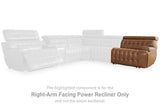 Temmpton Right-Arm Facing Power Recliner - U9270862