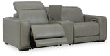Correze 3-Piece Power Reclining Sectional Loveseat - U94202S3
