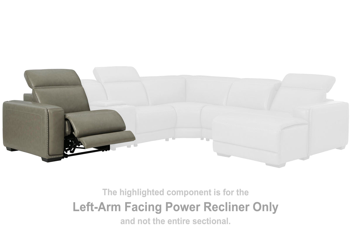 Correze Left-Arm Facing Power Recliner - U9420258