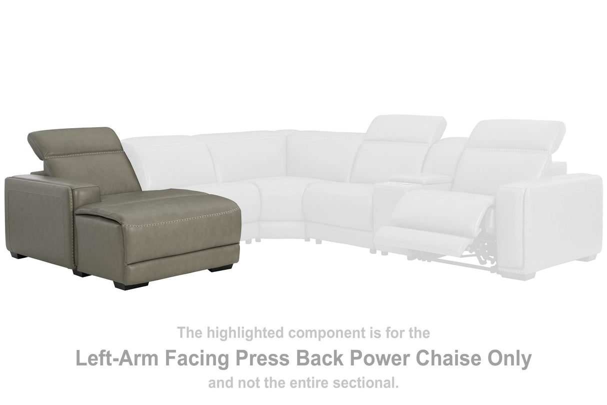 Correze Left-Arm Facing Power Reclining Back Chaise - U9420279