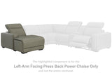 Correze Left-Arm Facing Power Reclining Back Chaise - U9420279