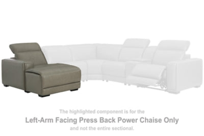 Correze Left-Arm Facing Power Reclining Back Chaise - U9420279