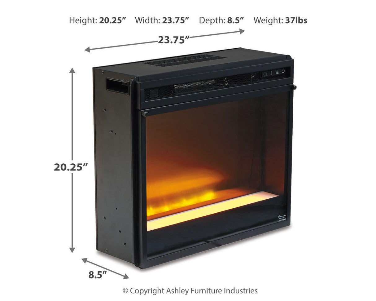 Entertainment Accessories Electric Fireplace Insert - W100-02