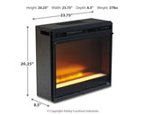 Entertainment Accessories Electric Fireplace Insert - W100-02