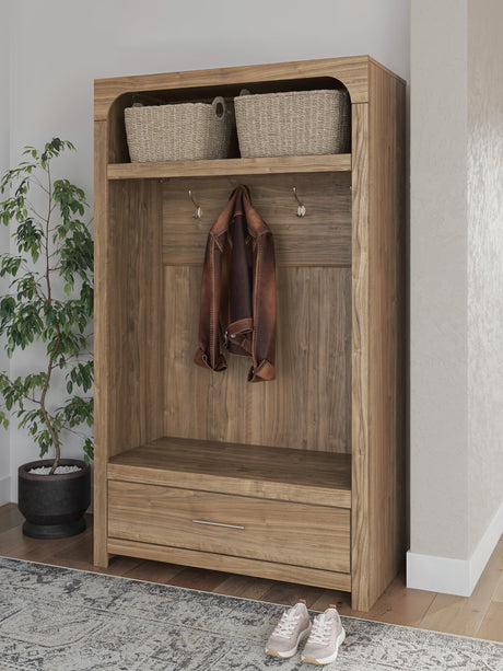 Dovander Hall Tree with Storage Bench - W1121-79