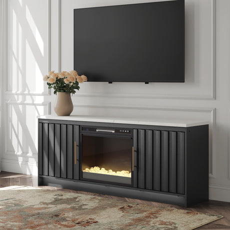 Cadmori 63" TV Stand with Electric Fireplace - W2616W1