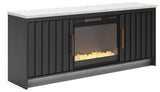 Cadmori 63" TV Stand with Electric Fireplace - W2616W1