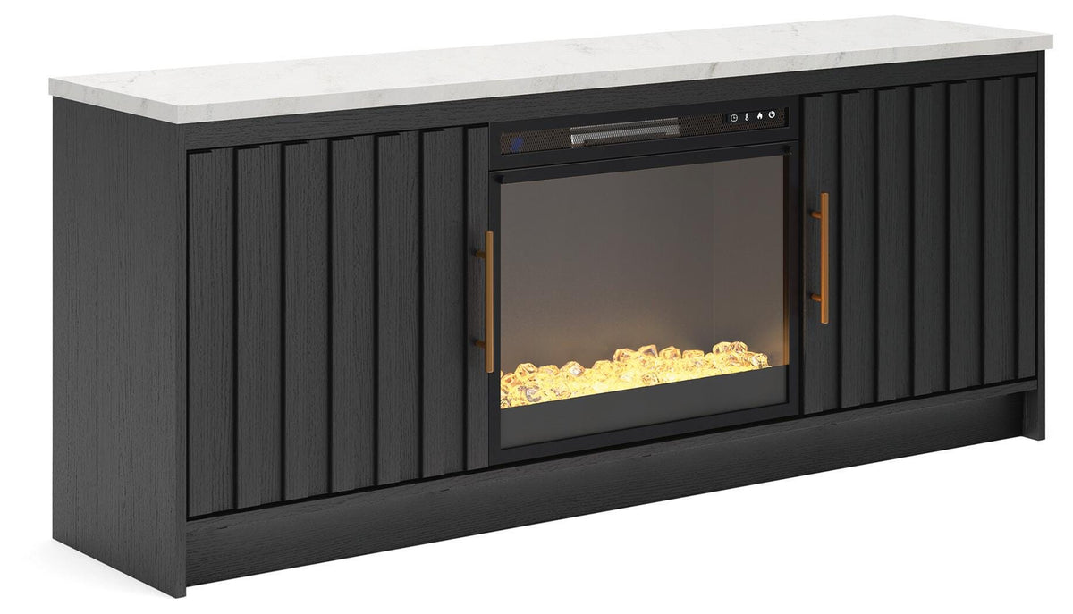 Cadmori 63" TV Stand with Electric Fireplace - W2616W1