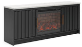 Cadmori 63" TV Stand with Electric Fireplace - W2616W2