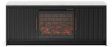 Cadmori 63" TV Stand with Electric Fireplace - W2616W2