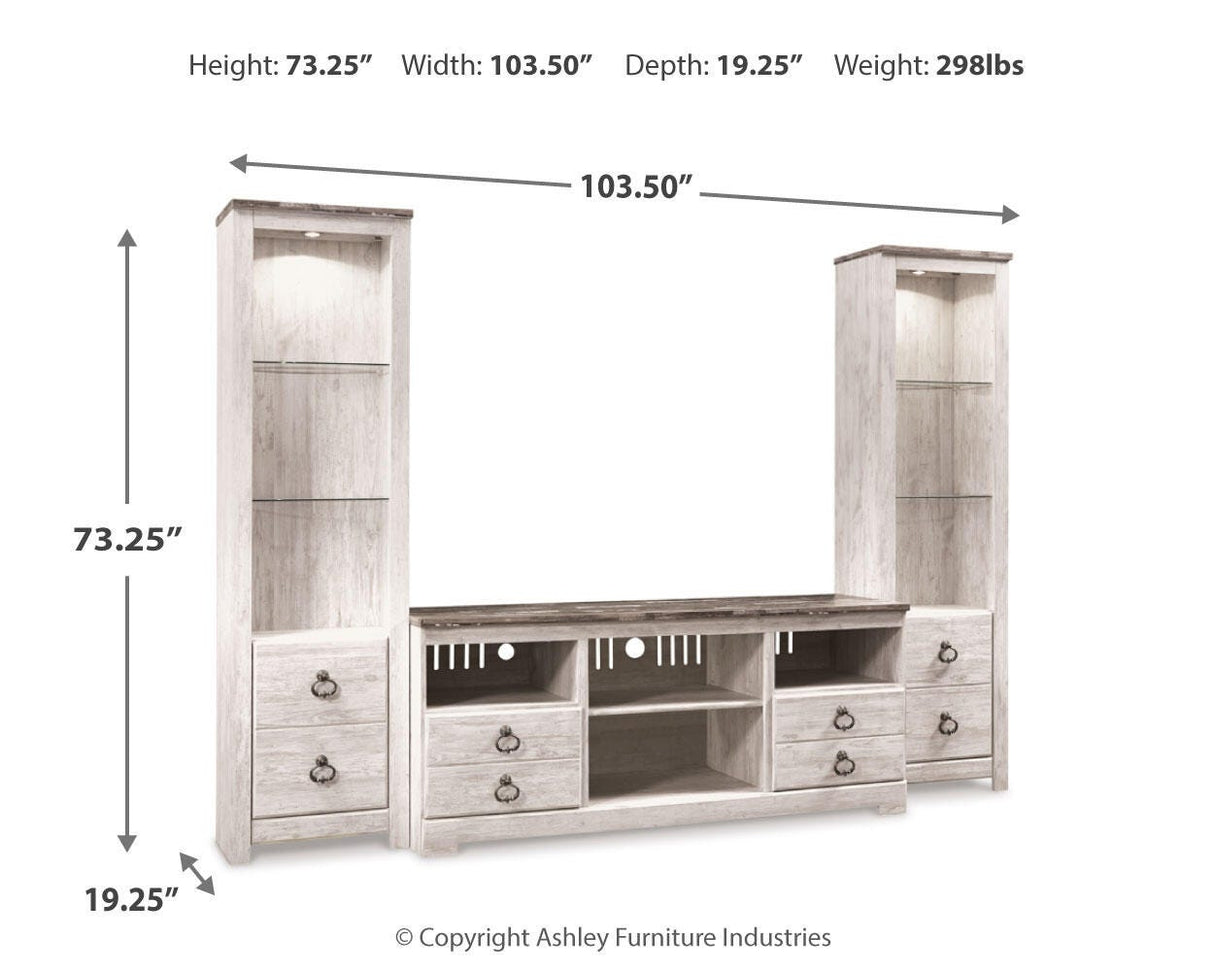 Willowton 3-Piece Entertainment Center - W267W16