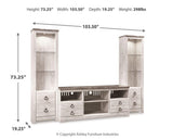 Willowton 3-Piece Entertainment Center - W267W16