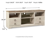 Willowton 64" TV Stand - W267-68