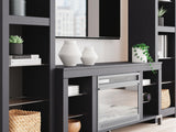 Cayberry 3-Piece Entertainment Center with Electric Fireplace - W2721W2
