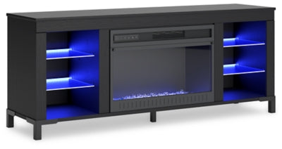Cayberry 60" TV Stand with Electric Fireplace - W2721-168