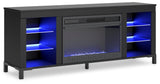Cayberry 60" TV Stand with Electric Fireplace - W2721-168