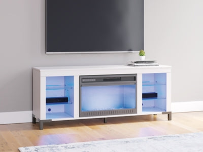 Brollevi 60" TV Stand with Electric Fireplace - W2722-168